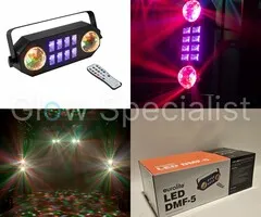 Eurolite LED DMF-5 HYBRID FLOWER AND BLACKLIGHT EFFECT - REMOTE CONTROL