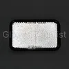 RECTANGULAR REFLECTOR WHITE - 100 X 62 MM - SELF-ADHESIVE