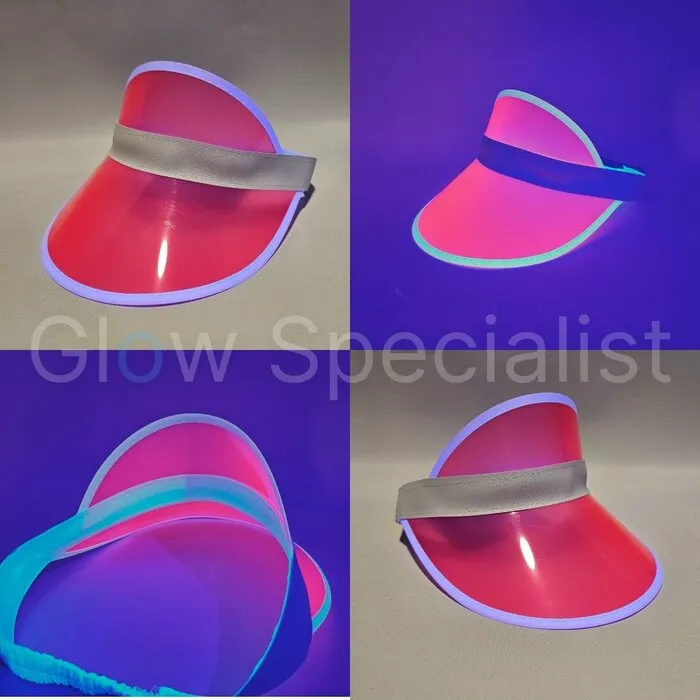 UV/BLACKLIGHT -  NEON ZONNEKLEP - ROZE