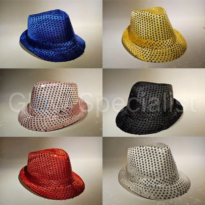 LED GLITTER PAILLETTEN HOEDJE