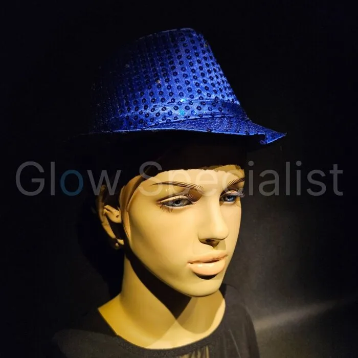 LED GLITTER PAILLETTEN HOEDJE