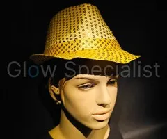 LED GLITTER PAILLETTEN HOEDJE