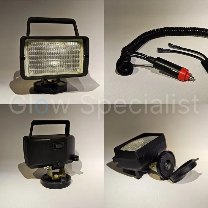 Work Lamp H3 Magnetic 12V 55W Halogen – Strong Magnet & Plug‑in