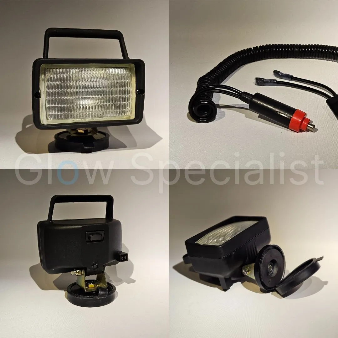 Werklamp H3 Magnetisch 12V 55W Halogeen – Sterke Magneet & Plug‑in