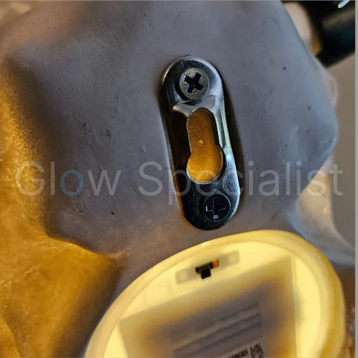 LED BUFFEL SCHEDEL - MUURDECORATIE - MET AFSTANDSBEDIENING