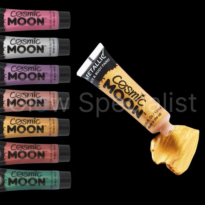 Moon FACE & BODY PAINT - METALLIC - COSMIC MOON - 12 ML