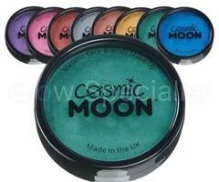 Moon METALLIC PRO FACE PAINT CAKE POT - COSMIC MOON - 36 GR