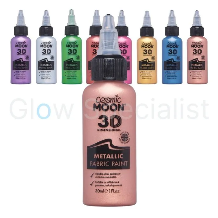Moon FABRIC PAINT - METALLIC - 3 D - COSMIC MOON