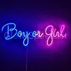 LED NEON SIGN - BOY OR GIRL - BLUE AND PINK