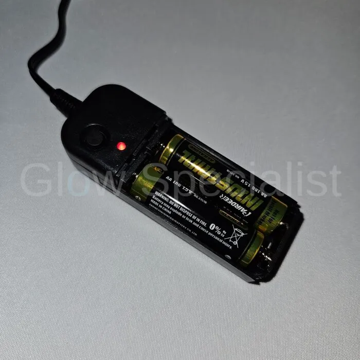 EL-WIRE SHUTTER GLASSES - BLACK MODEL - BLUE / GREEN LED