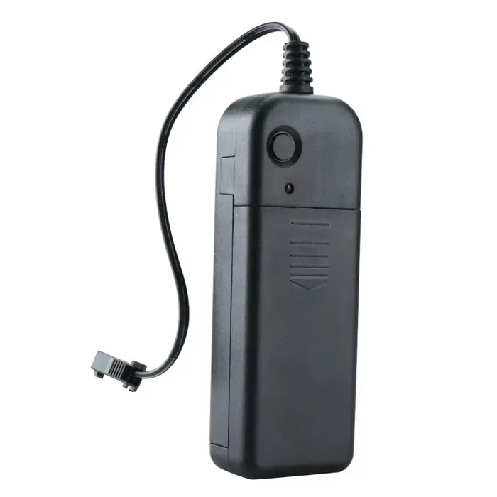 EL-WIRE SHUTTER GLASSES - BLACK FRAME - MULTICOLOR LED