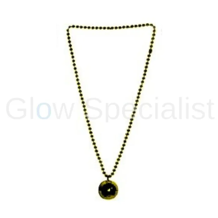 NECKLACE WITH DISCO BALL - PINK, SILVER OR GOLD