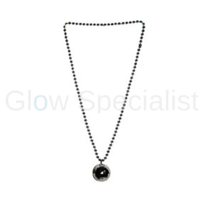 KETTING MET DISCO BAL - ROZE, ZILVER OF GOUD