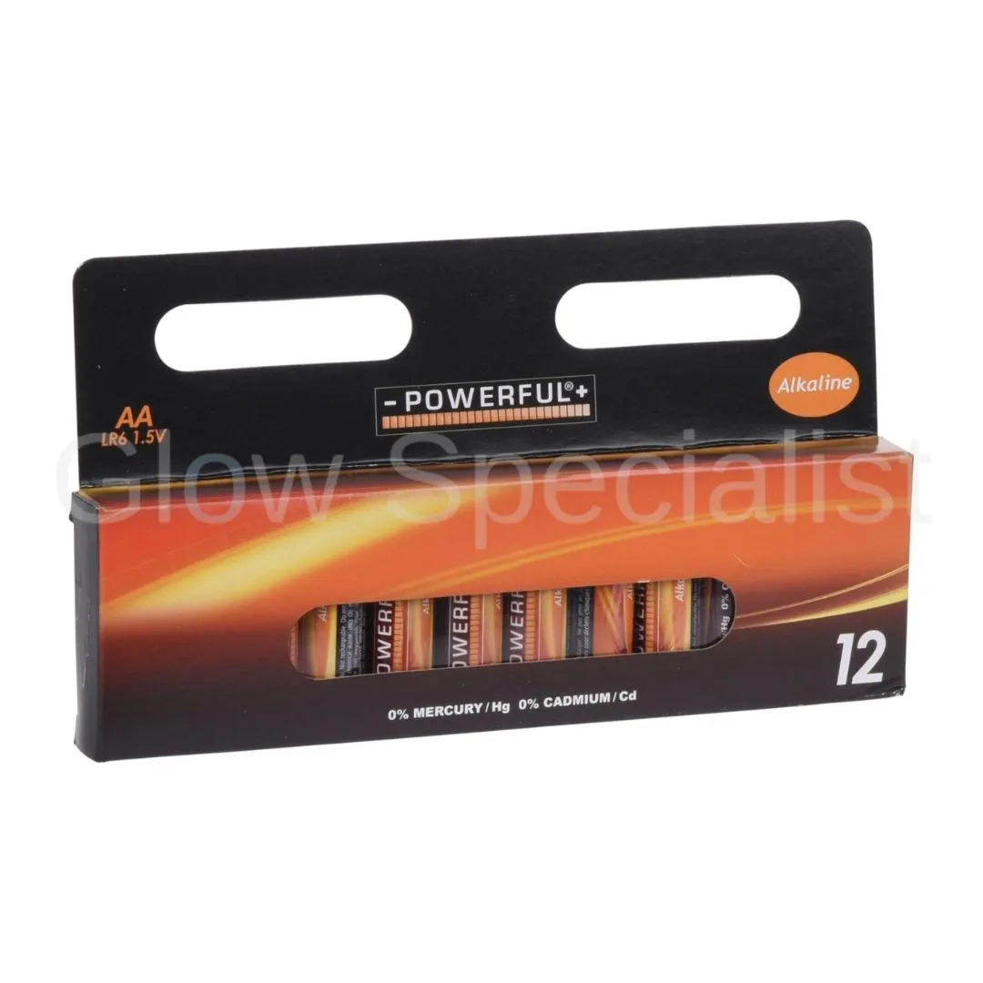 ALKALINE BATTERIES AAA 12 PIECES MULTIPACK Glow Specialist Glow