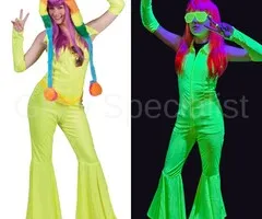 JUMPSUIT NEON YELLOW - UV / BLACKLIGHT