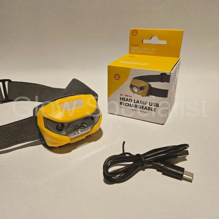 Shell SHELL HEADLAMP - RECHARGEABLE - 3 LIGHT MODES