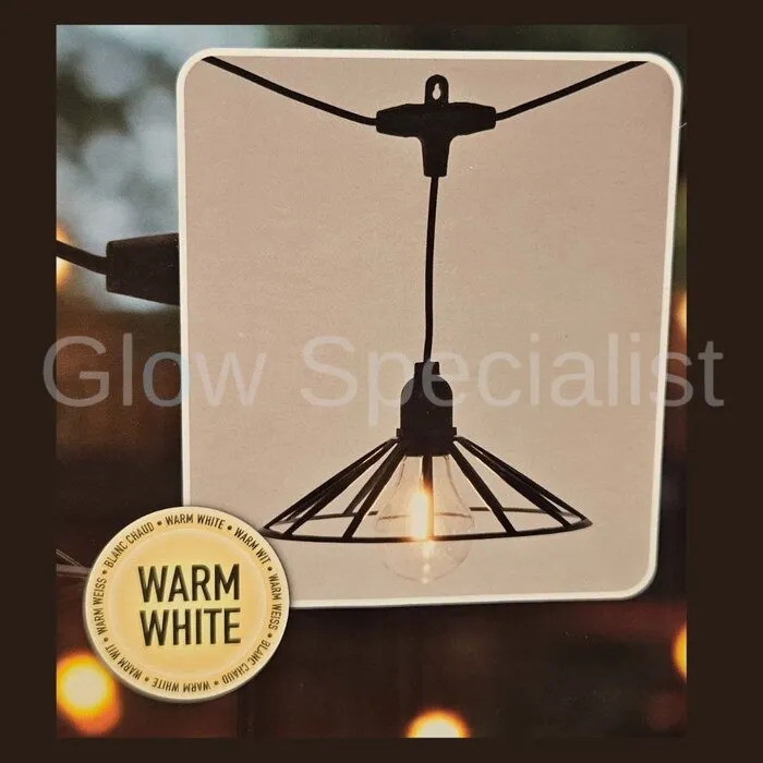 FEESTVERLICHTING LICHTSNOER - OUTDOOR - 5,5 M - 6 LED FILAMENT LAMPEN