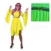 NEON GELE HIPPIE JURK - UV / BLACKLIGHT