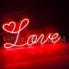 LED NEON SIGN - LOVE - ROOD - 70 CM