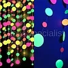NEON GARLAND - ROUNDS - UV / BLACKLIGHT - MULTICOLOR