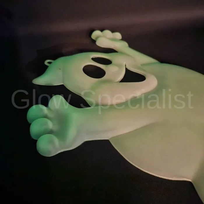 GLOW IN THE DARK GHOST - WALL DECORATION - ASSORTI