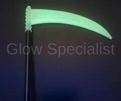 HALLOWEEN SCYTHE - GLOW IN THE DARK - 1 M