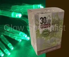 LED LIGHTS - 30 LIGHTS - GREEN