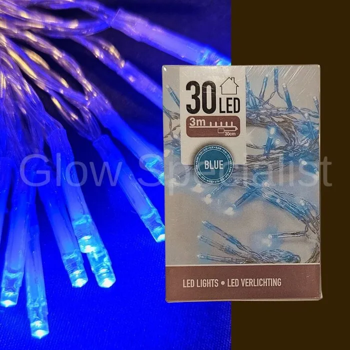 LED LIGHTS - 30 LAMPJES - BLAUW
