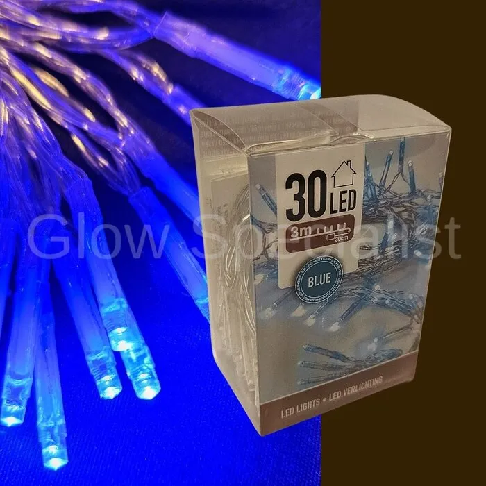 LED LIGHTS - 30 LIGHTS - BLUE