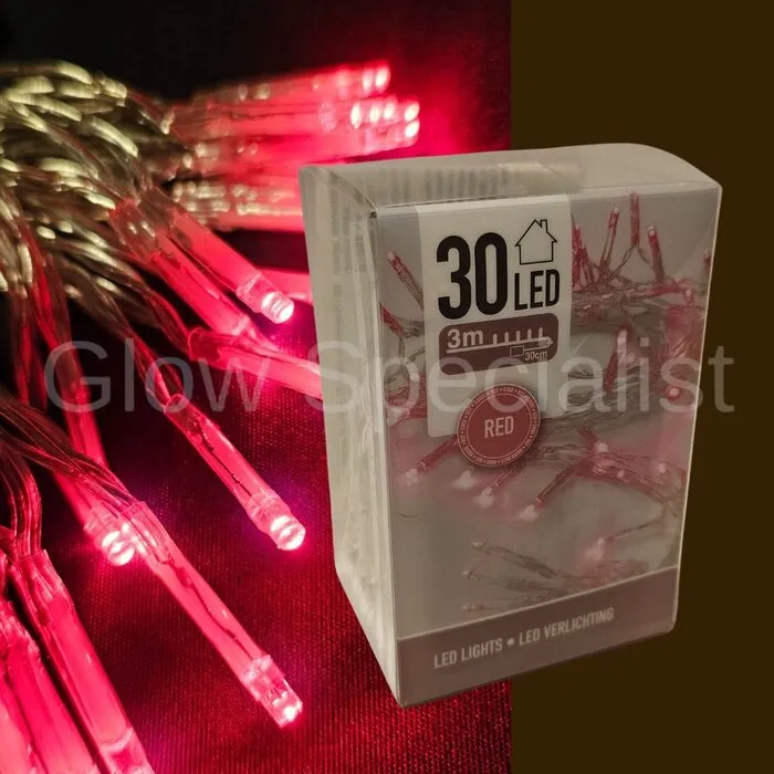 LED LIGHTS - 30 LAMPJES - ROOD
