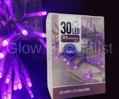 LED LIGHTS - 30 LIGHTS - PURPLE