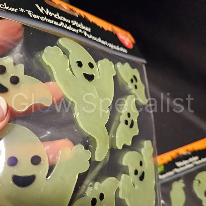 WINDOW STICKERS - HALLOWEEN - GLOW IN THE DARK - 3 SETS