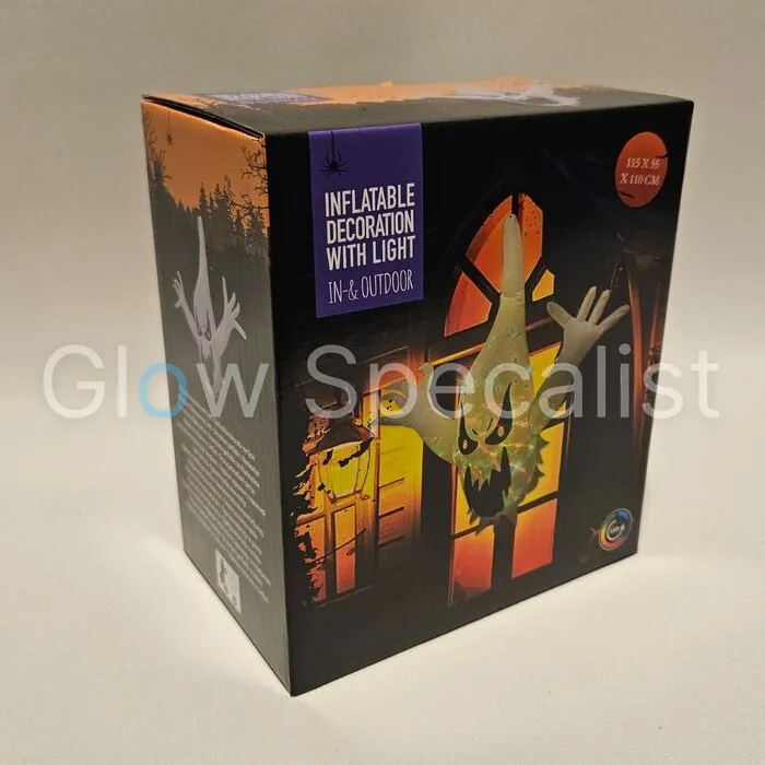 INFLATABLE HALLOWEEN GHOST WITH LIGHT - 115 CM