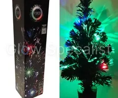 FIBER KERSTBOOM - 45 CM - MULTICOLOR LICHTEFFECTEN