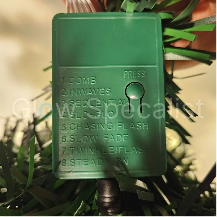 FIBER KERSTBOOM - 60 CM - WARM WIT - 8 LICHTFUNCTIES