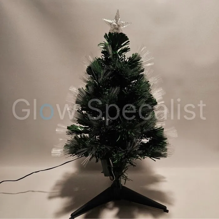 FIBER CHRISTMAS TREE - 60 CM - WARM WHITE - 8 LIGHT FUNCTIONS