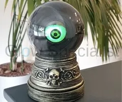 HALLOWEEN  MAGISCHE BOL - OOG - MET LICHT EN GELUID