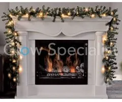 LED GUIRLANDE -  270 CM - 30 LED - WARM WIT - MET TIMER