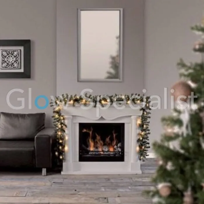 LED GUIRLANDE - 270 CM - 30 LED - WARM WIT - MET TIMER