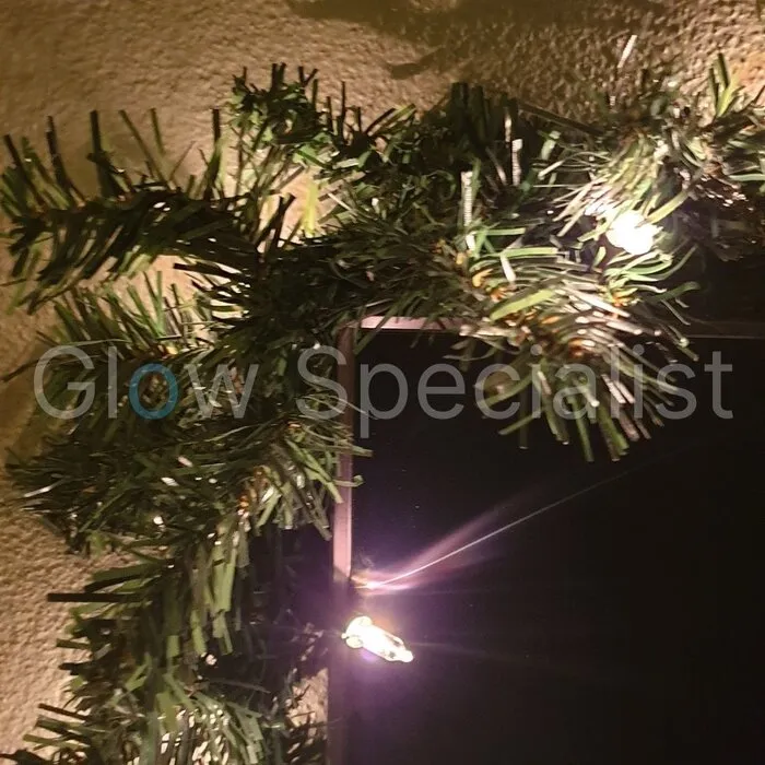 LED GARLAND  - 270 CM - 30 LED - WARM WHITE - WITH TIMER