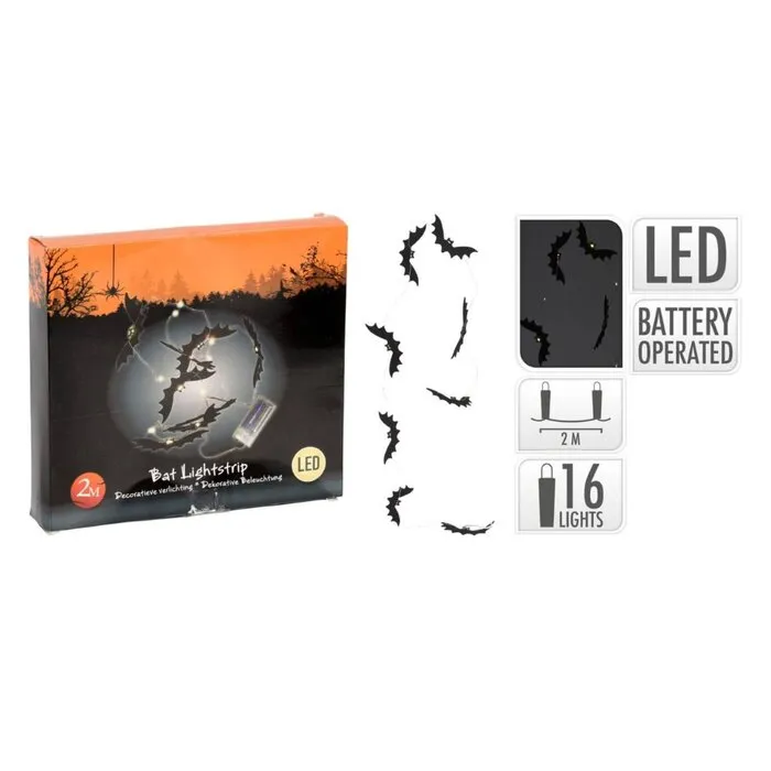 HALLOWEEN BAT LIGHTSTRIP -  2M - 16 LED
