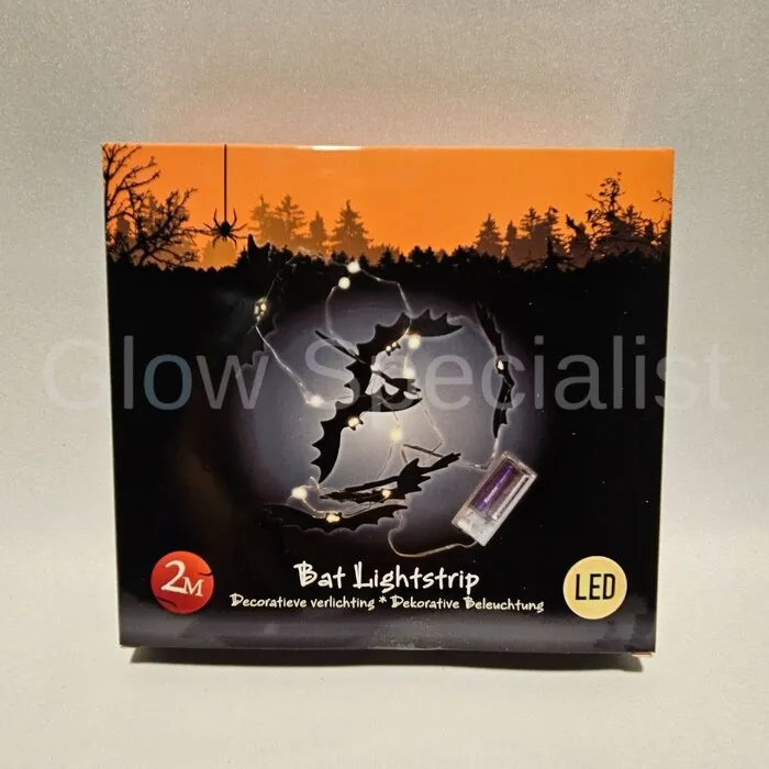 HALLOWEEN BAT LIGHTSTRIP -  2M - 16 LED