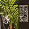 MINI MIRROR BALL - SILVER - 3 CM - SET OF 8 PIECES