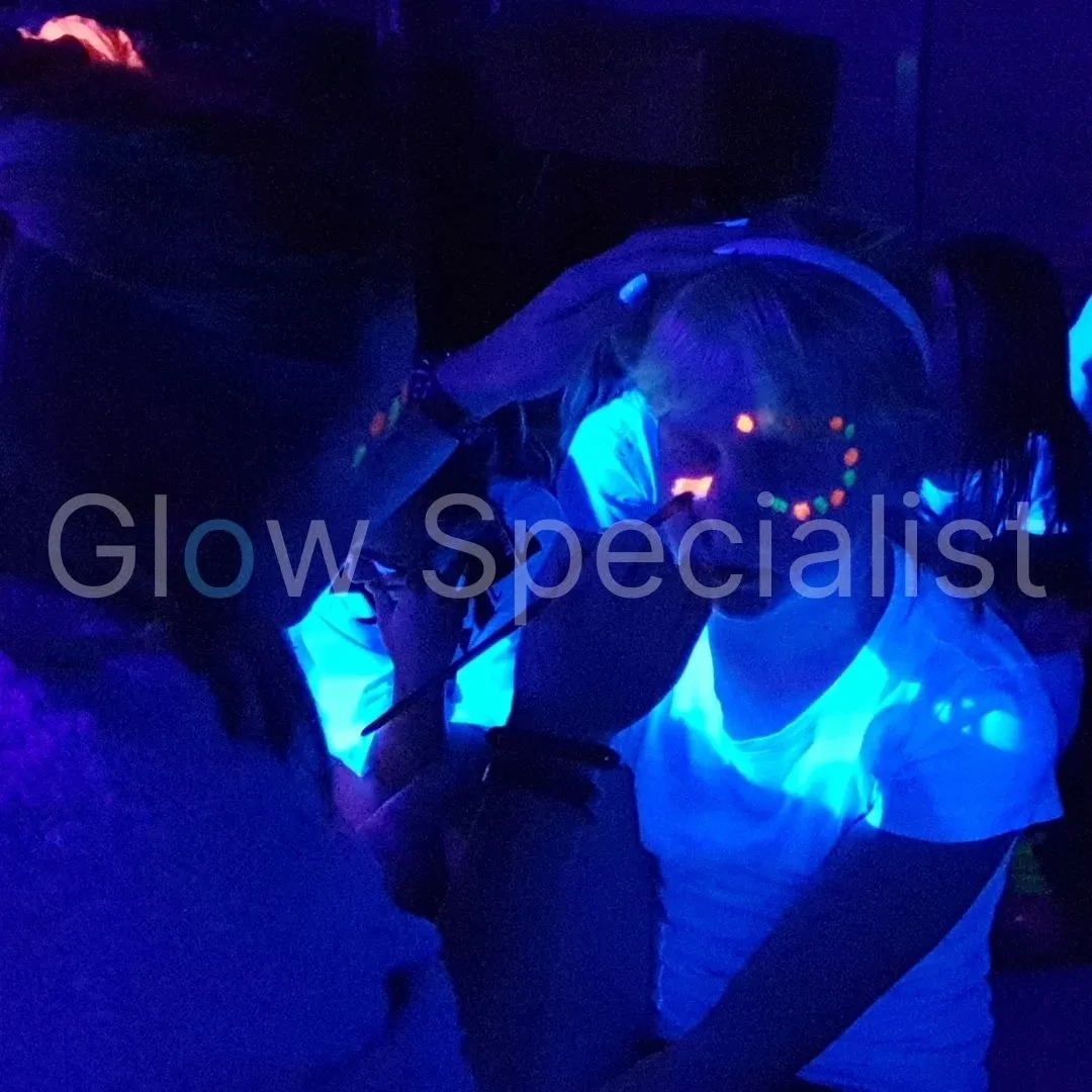FACE & BODY PAINT - UV / BLACKLIGHT - SET OF 6 PIECES