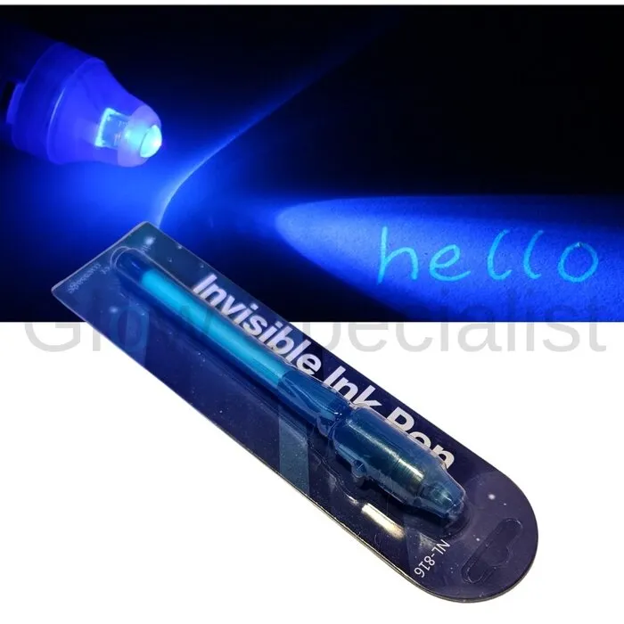 UV PEN WITH INVISIBLE INK - ASSORTED