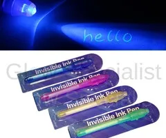 UV PEN WITH INVISIBLE INK - ASSORTI