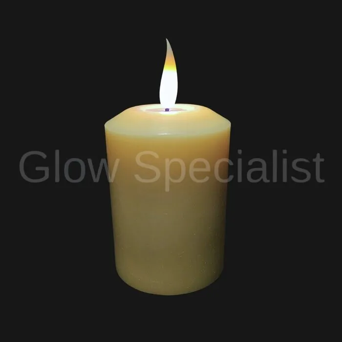 Candled, Luxury Led Candles LUXE LED KAARS - HANDGEMAAKT - MET AFSTANDSBEDIENING - SMALL - 10  CM