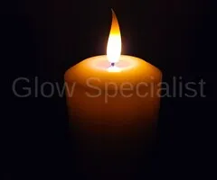 Candled, Luxury Led Candles LUXE LED KAARS - HANDGEMAAKT - MET AFSTANDSBEDIENING - SMALL - 10 CM