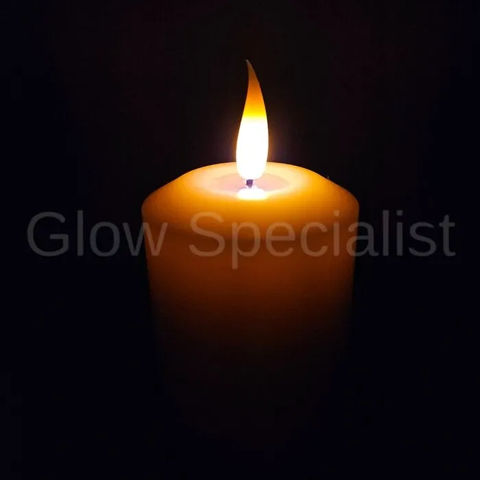 Candled, Luxury Led Candles LUXE LED KAARS - HANDGEMAAKT - MET AFSTANDSBEDIENING - SMALL - 10  CM