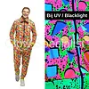NEON TRACK SUIT POP ART - UV / BLACKLIGHT - MEN - 2-PIECE